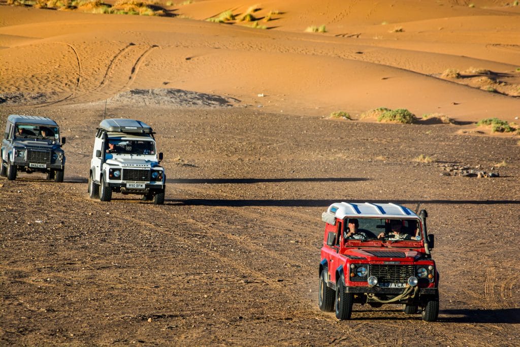 Le 4×4, le véhicule incontournable du désert.